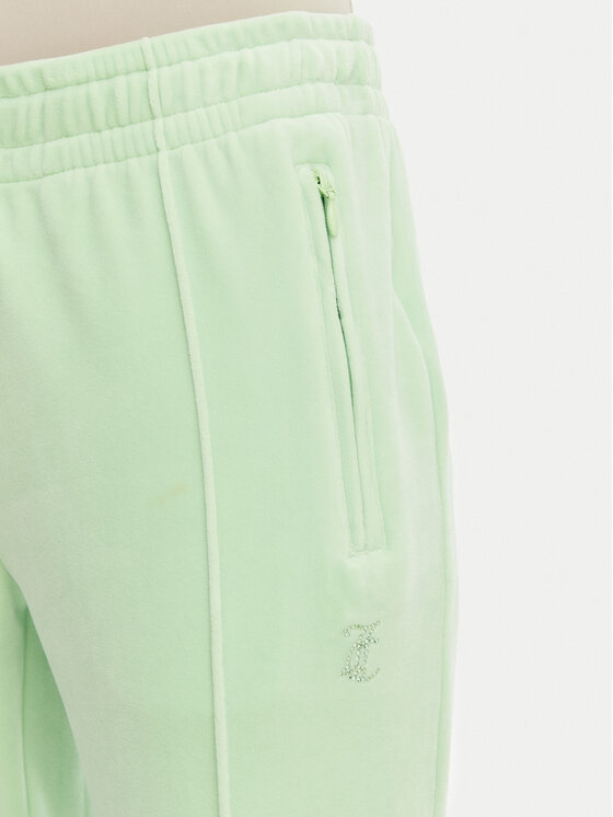 Juicy Couture Juicy Couture Sportinės kelnės Tina JCWBJ126327 Žalia Straight Leg