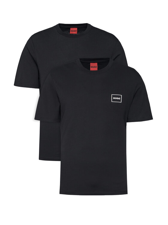 HUGO HUGO Conjunto de camisetas Dugopak 50548566 Negro Regular Fit