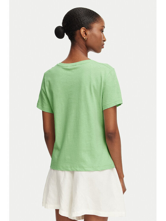 Tommy Hilfiger Tommy Hilfiger Camiseta WW0WW48704 Verde claro Regular Fit