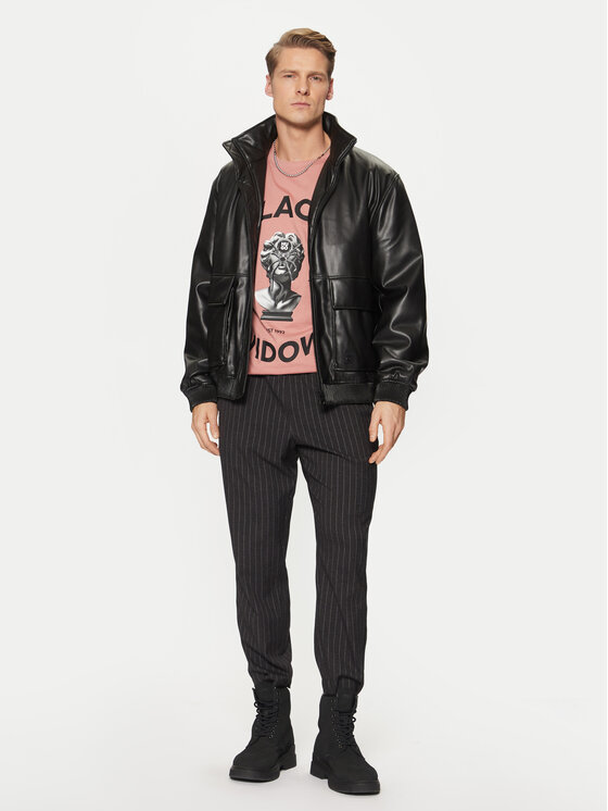 HUGO HUGO Футболка Dostalgi 50530684 Рожевий Relaxed Fit