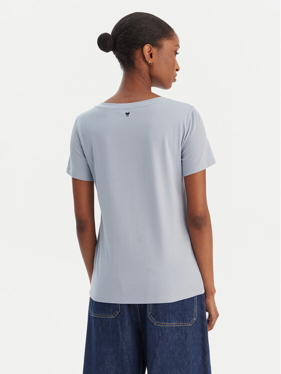Weekend Max Mara Weekend Max Mara Camiseta Multib 2615971021 Celeste Regular Fit