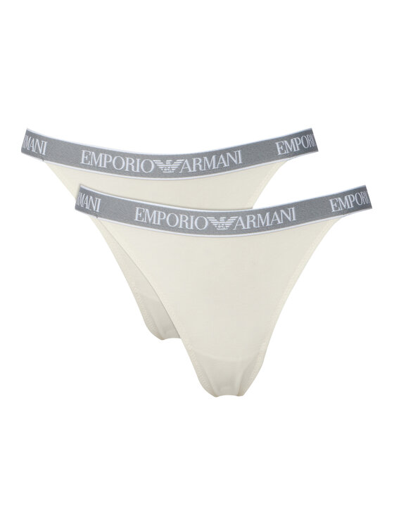 Emporio Armani Underwear Emporio Armani Underwear Conjunto de tangas EW000405 AF19026 M0082 Blanco