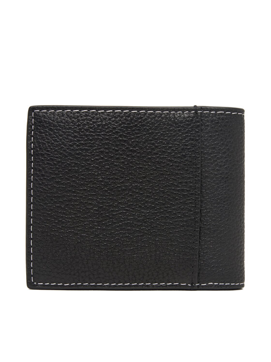 Calvin Klein Peňaženka Calvin Klein Bold Pebble Billfold W/ Coin LV04D1270G Čierna