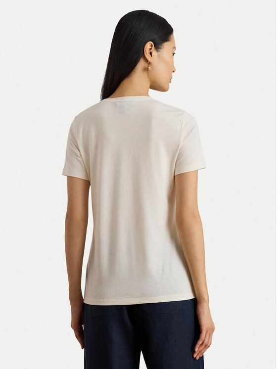 LAUREN RALPH LAUREN LAUREN RALPH LAUREN Camiseta 200P03725002 Beis Relaxed Fit