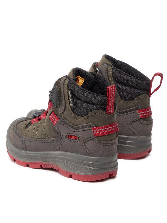 Keen Pārgājienu apavi Keen Redwood Mid Wp 1023881 Zaļš