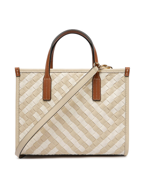 Tommy Hilfiger Torbica Tommy Hilfiger Th City Mini Tote AW0AW18393 Bež