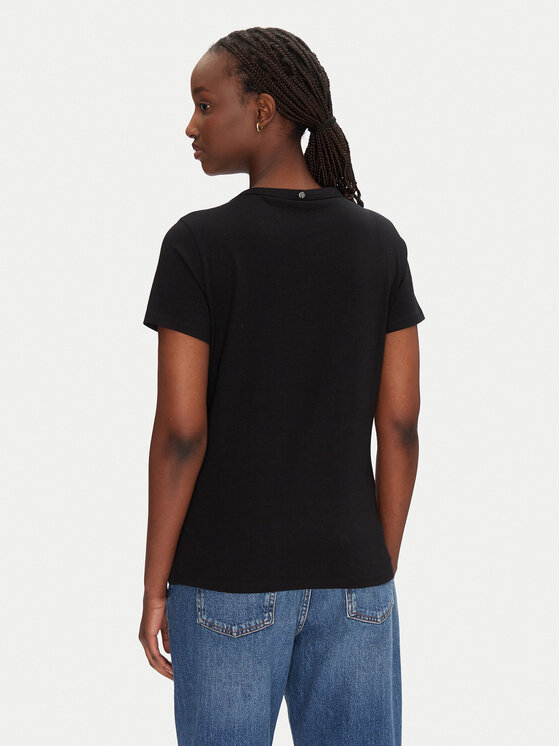 BOSS BOSS T-shirt C_Elogo_21 50540260 Crna Slim Fit