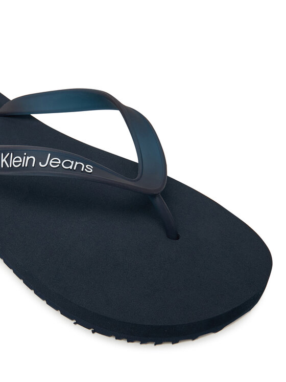 Calvin Klein Jeans Žabky Calvin Klein Jeans Beach Sandal Transparent Tpu YM0YM01267 Tmavomodrá