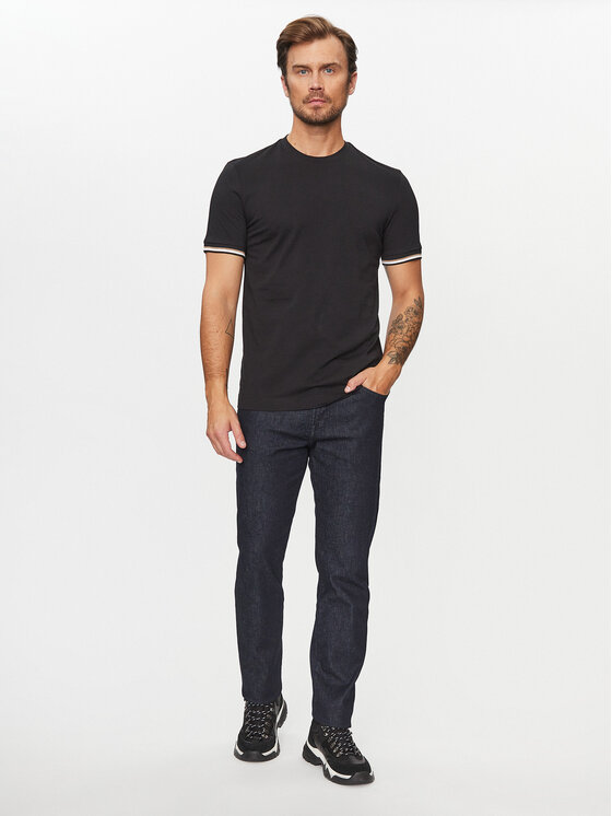 BOSS Boss Футболка Thompson 04 50501097 Чорний Regular Fit