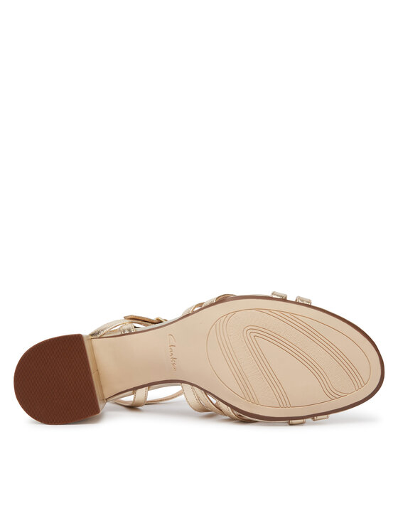 Clarks Босоніжки Clarks Ezoria Strap 26185896 Золотий