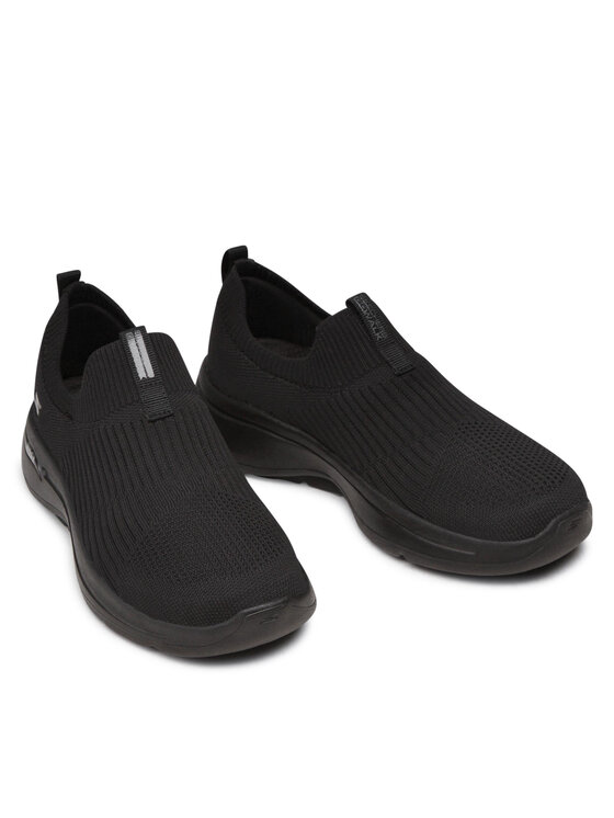 Skechers Tenisice Skechers Go Walk Arch Fit Iconic 124409/BBK Crna