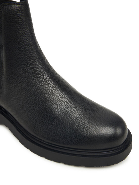 Calvin Klein Gležnjarji Chelsea Calvin Klein Combat Ess Chelsea Boot Lth YM0YM01374 Črna