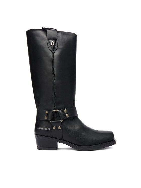 REPLAY Čižmy REPLAY GWN88 .000.C0001L Čierna