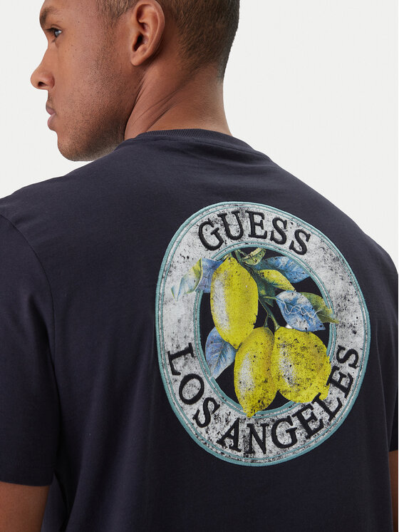 Guess Guess Camiseta M6GI19 K3051 Azul marino Reglan Fit