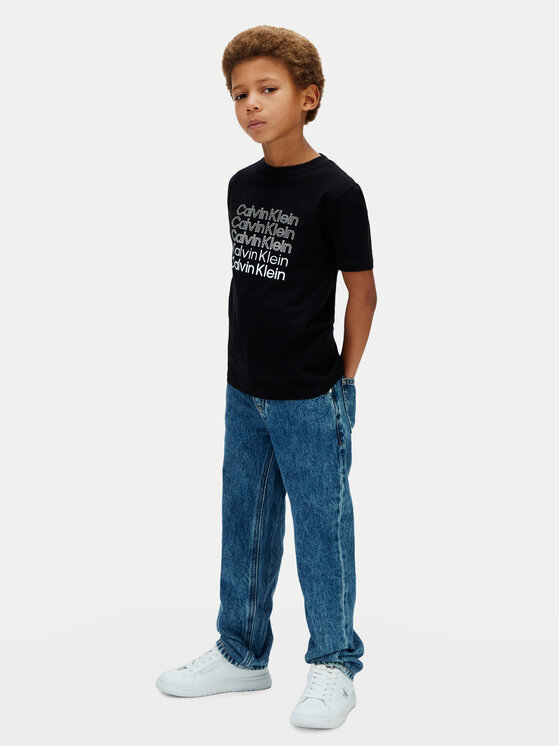 Calvin Klein Jeans Calvin Klein Jeans Camiseta LVCKSJA10B Negro Regular Fit