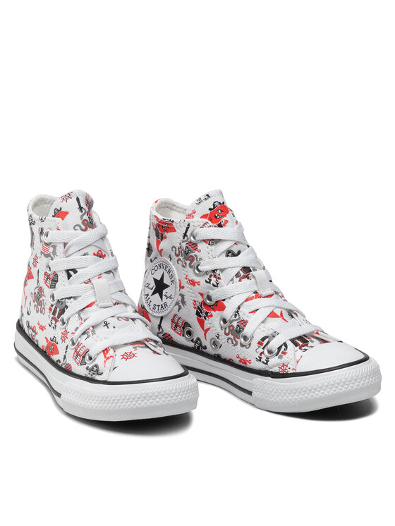Converse Кеди Converse Chuck Taylor All Star Pirate 372874C Білий