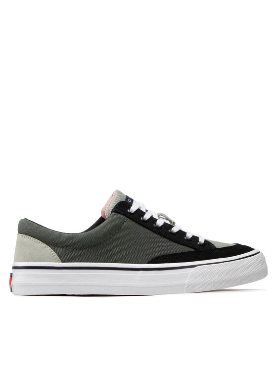 Tommy Jeans Snīkeri Tommy Jeans Color Block Low EM0EM00979 Zaļš