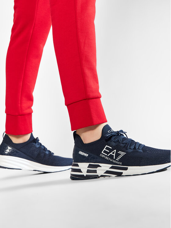 EA7 Emporio Armani Sneakersy EA7 Emporio Armani X8X095 XK240 N527 Tmavomodrá