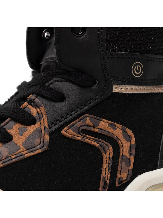 Geox Sneakersy Geox J Inek G. A J94ASA 0AU54 C9999 Černá