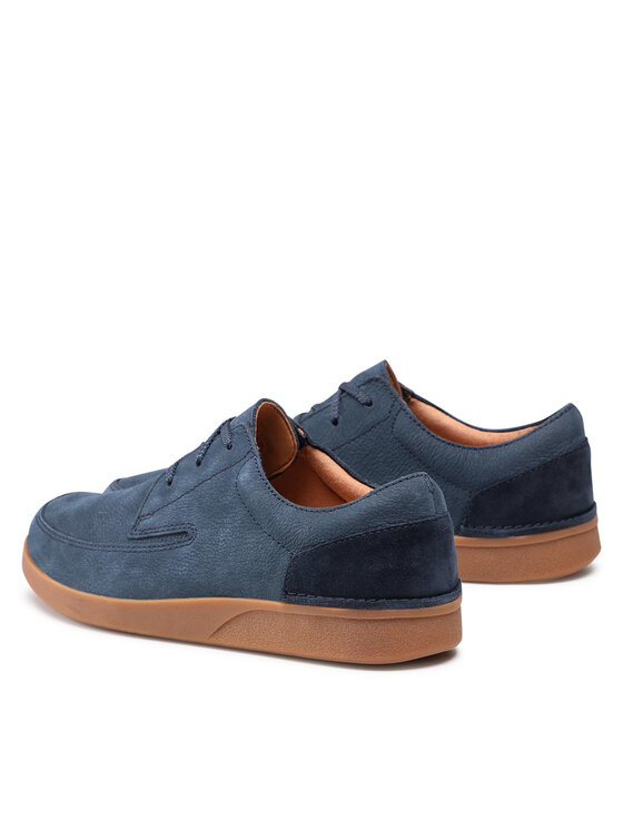 Clarks Poltopánky Clarks Oakland Craft 261487517 Modrá
