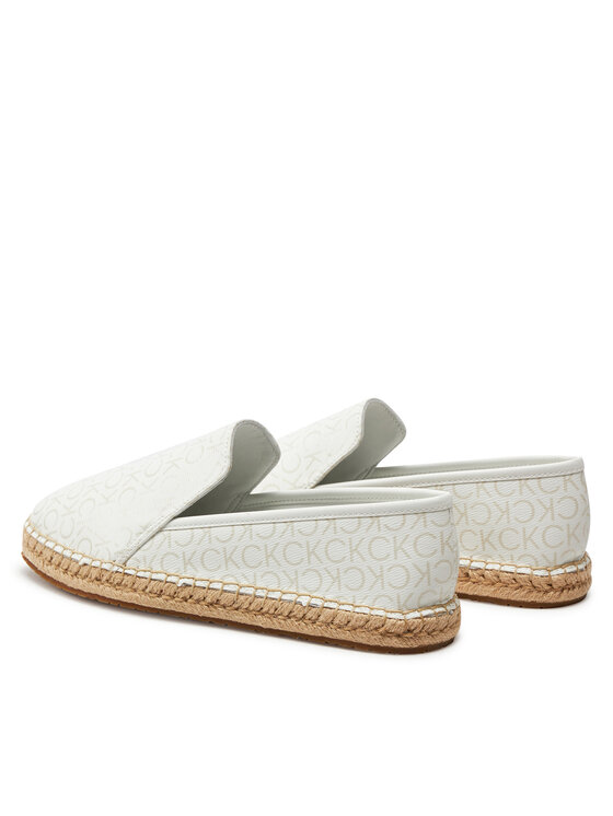 Calvin Klein Espadrilky Calvin Klein Espadrille Epi Mono HW0HW01917 Biela