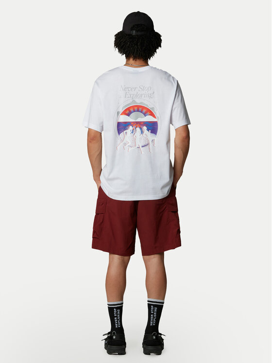 The North Face The North Face Camiseta Unisex SS Never Stop NF0A8C3A Blanco Relaxed Fit