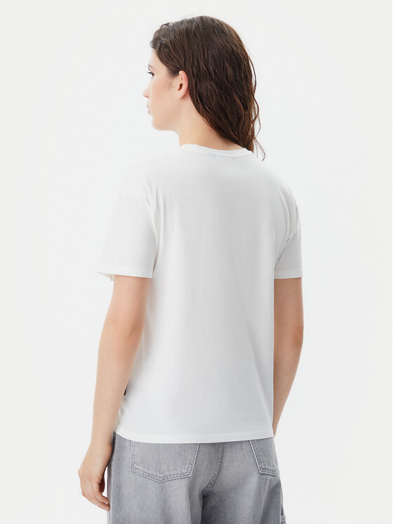 Napapijri Napapijri T-shirt S-Nina NP0A4H87 Bijela Regular Fit