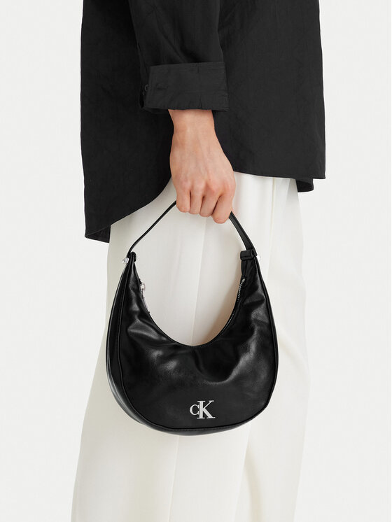 Calvin Klein Borsetta Calvin Klein Buckle Small Bag LV04F3513G Nero