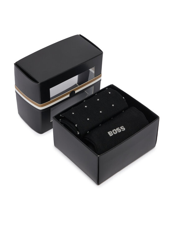 BOSS Skarpety długie BOSS 50567850 Czarny
