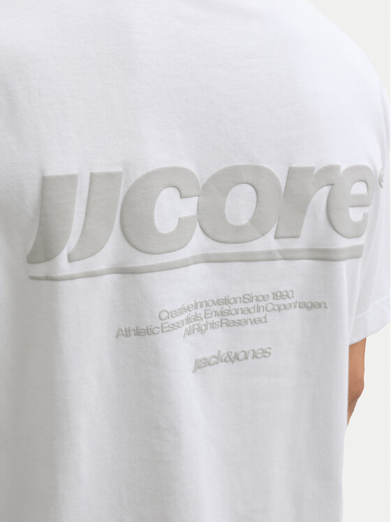 Jack & Jones Jack & Jones Camiseta Club 12289842 Blanco Relaxed Fit