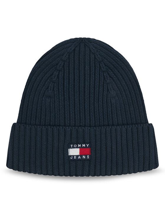 Tommy Jeans Kepurė Tommy Jeans Tjm Heritage Core Beanie AM0AM13669 Tamsiai mėlyna