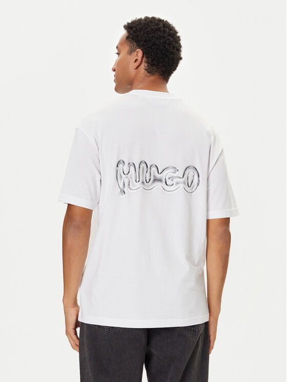 HUGO HUGO Camiseta Nyrotee 50549769 Blanco Loose Fit