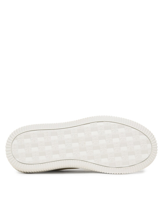 Calvin Klein Jeans Сникърси Calvin Klein Jeans Chunky Cupsole Laceup Mix Lth Wn YW0YW01046 Бежов