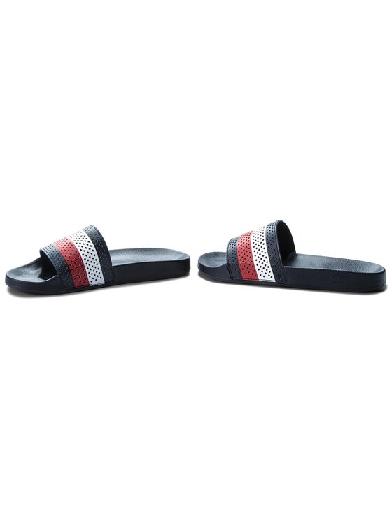 Tommy Hilfiger Klapki Tommy Hilfiger Pool Slide FM0FM01830 Granatowy