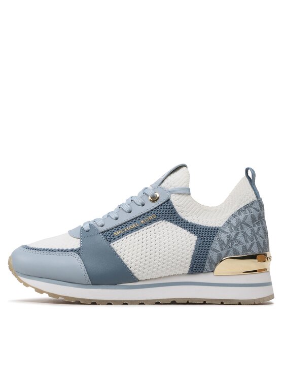 MICHAEL Michael Kors Сникърси MICHAEL Michael Kors Billie Knit Trainer 43S3BIFS2D Син