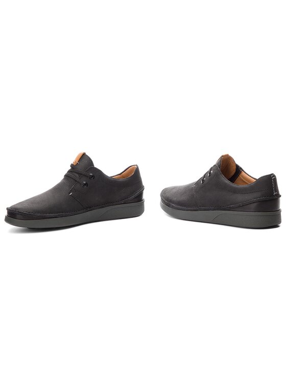 Clarks Poltopánky Clarks Oakland Lace 261353947 Čierna