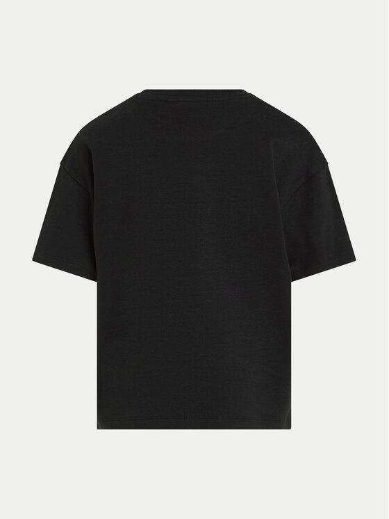 Calvin Klein Jeans Calvin Klein Jeans Camiseta Script Logo IG0IG02864 Negro Boxy Fit