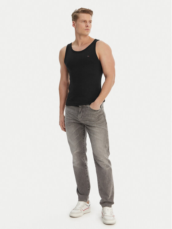 Tommy Jeans Tommy Jeans Conjunto de camisetas de tirantes DM0DM20769 Negro Slim Fit