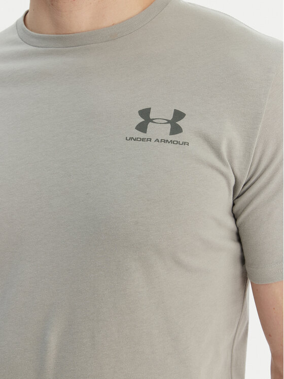 Under Armour Under Armour T-shirt Left Chest Logo SS 1326799 Siva Loose Fit