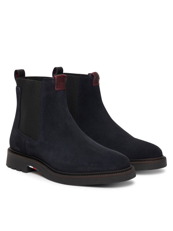 Tommy Hilfiger Jātnieku stila puszābaki Tommy Hilfiger Comfort Lwt FM0FM05592 Tumši zils