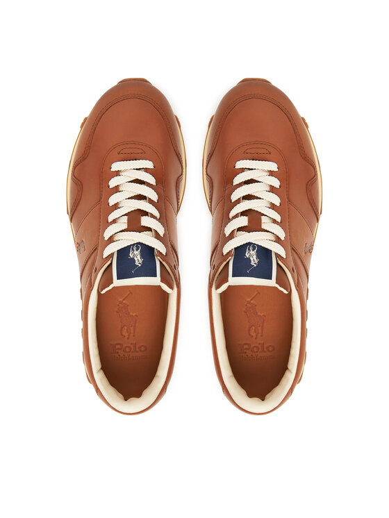 Polo Ralph Lauren Sneakersy Polo Ralph Lauren Prl Trail125 Sk Ltl 804956685001 Hnedá