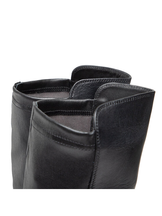 AGL Kozačky AGL Malika D756564PGKA1121049 Černá