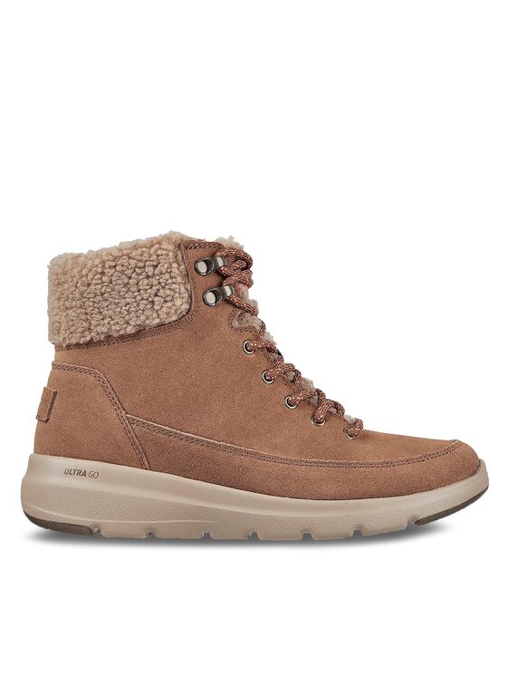 Skechers Trzewiki Skechers Glacial Ultra Woodlands 16677/BRN Brązowy