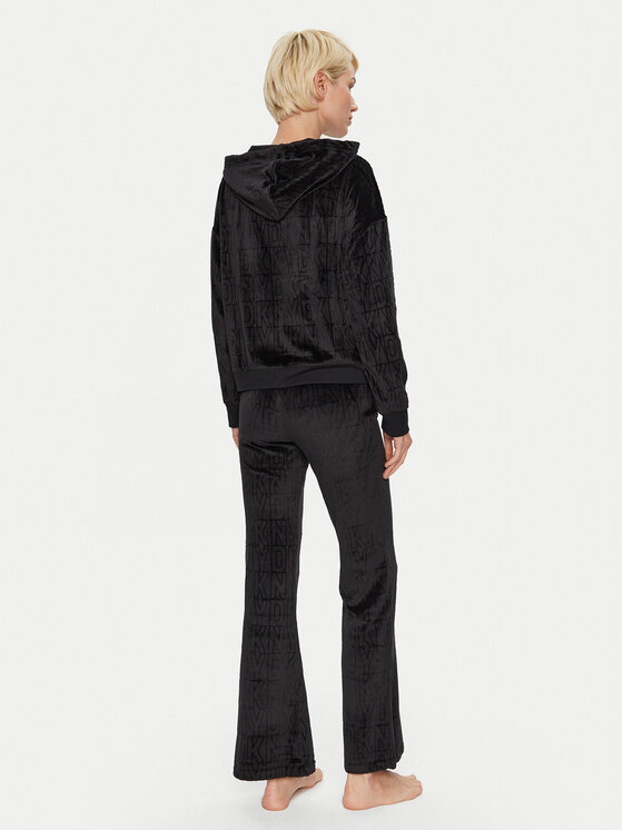 DKNY DKNY Pižama YI80034 Črna Relaxed Fit