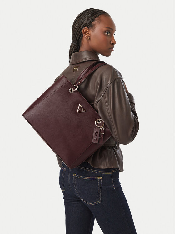 Guess Torebka Guess Noelle II HWZG96 72250 Bordowy