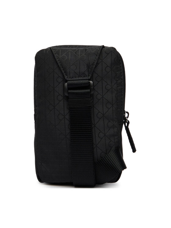 Calvin Klein Crossover torbica Calvin Klein Utility Emblem Phone Crossbody LV04D1192G Crna