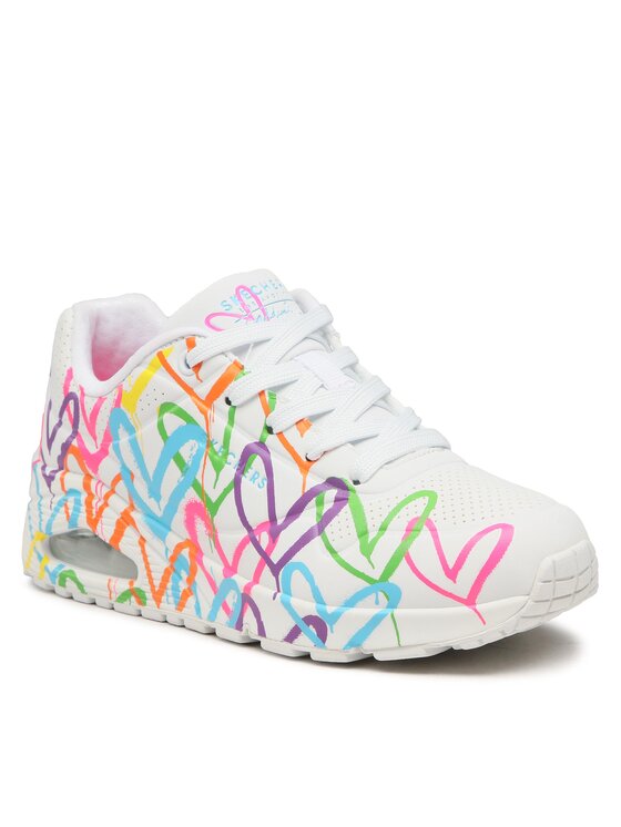 Skechers Αθλητικά Skechers Uno Highlight Love 177981/WMLT Λευκό