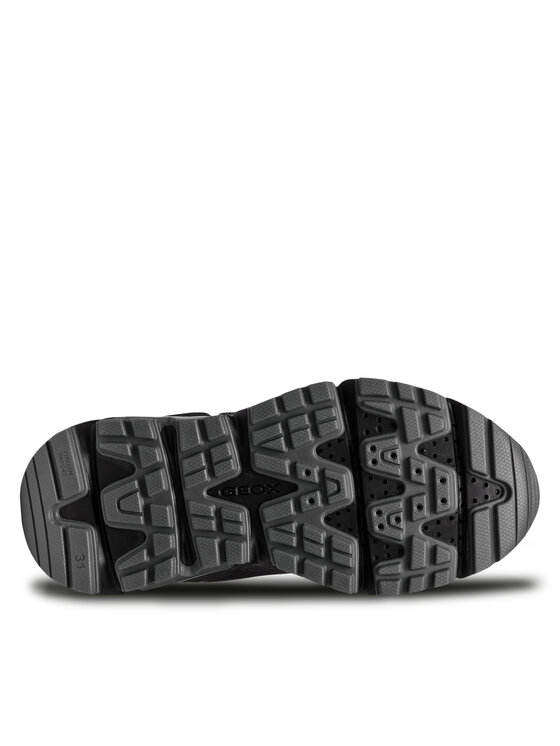 Geox Šnurovacia obuv Geox J Flexyper Plus Boy J46LCA 0FU50 C0005 S Čierna
