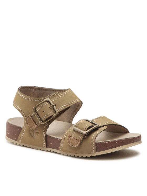 Timberland Босоніжки Timberland Castle Island 2 Strap TB0A5SYWDR01 Бежевий