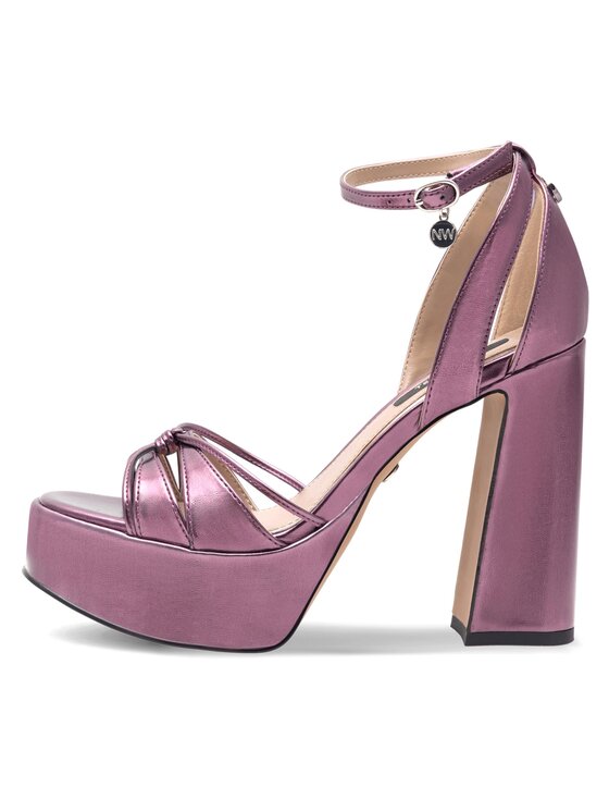 Nine West Sandały Nine West Aahida ZL23002CC Fioletowy